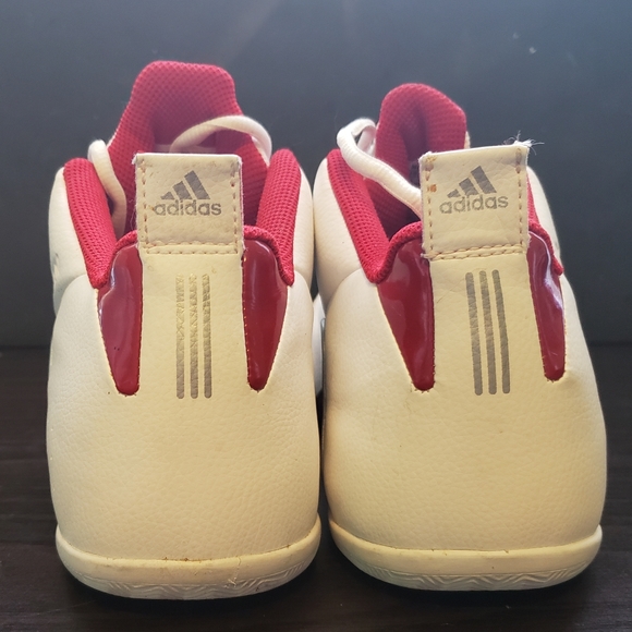 Adidas Chromium II White/Red Basketball Sneakers - Picture 3 of 4
